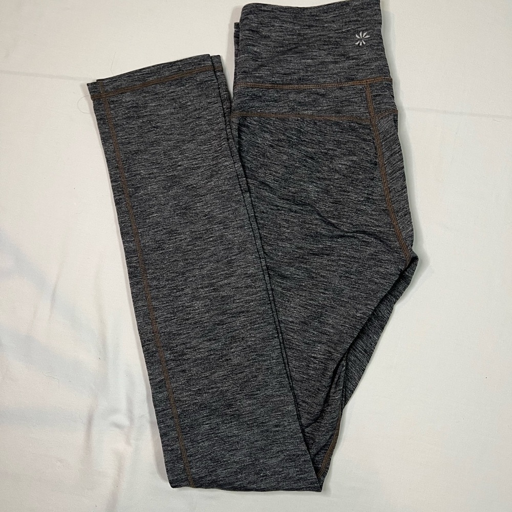 Athleta Yoga Pants Hidden pocket, Heather‎ Gray, sz: Small